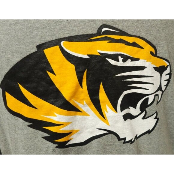 Pressbox Mens NCAA Missouri Mizzou Tigers Football Medium Long Sleeve T-Shirt - Picture 4 of 11